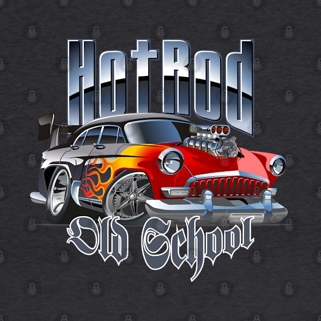 Cartoon hotrod by Mechanik